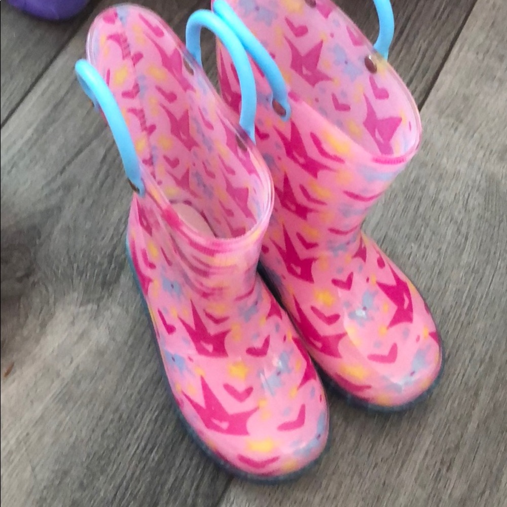 Toddler Rain Boots Like New 8